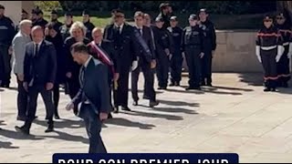 Pour son premier jour en tant que maire de Nice, Eric Ciotti rend hommage aux Niçois morts pour ...