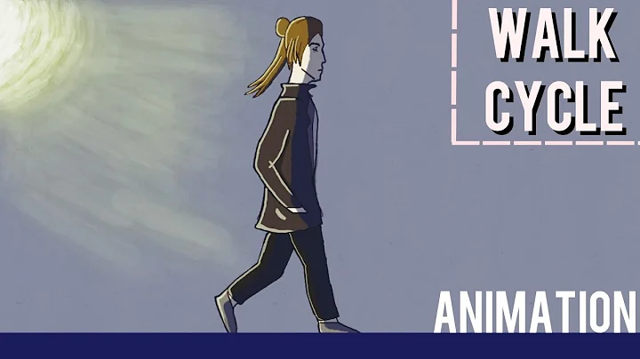 Easy 2D Character Walk cycle Animation - FLIPACLIP #animation #anime #notyourtype #rgbucketlist