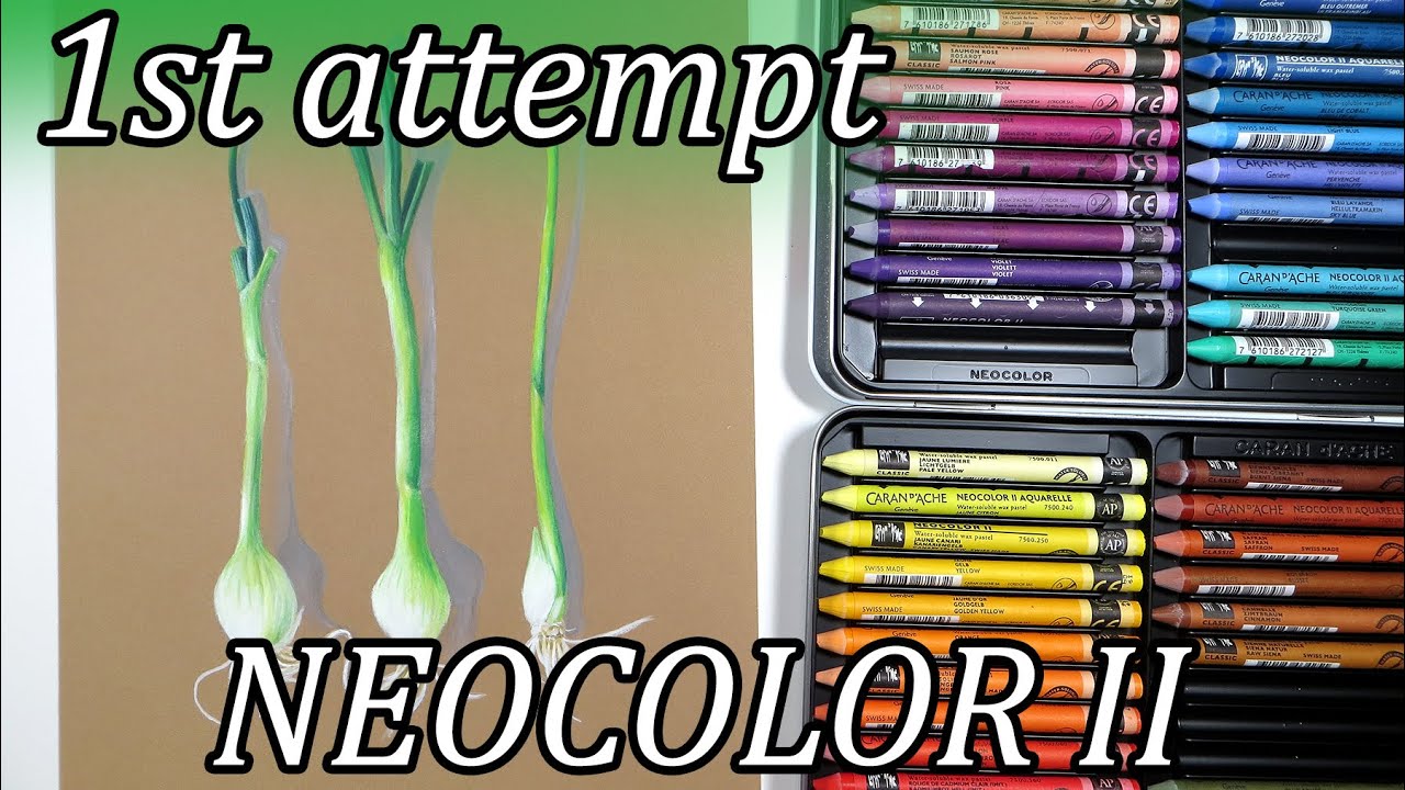 Caran d'Ache Neocolor II Pastels (Crayons) 84 Set Review