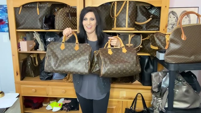 Louis Vuitton Speedy 25 vs 30 Comparação