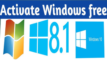 Activate Windows 10/8/7 For free!!