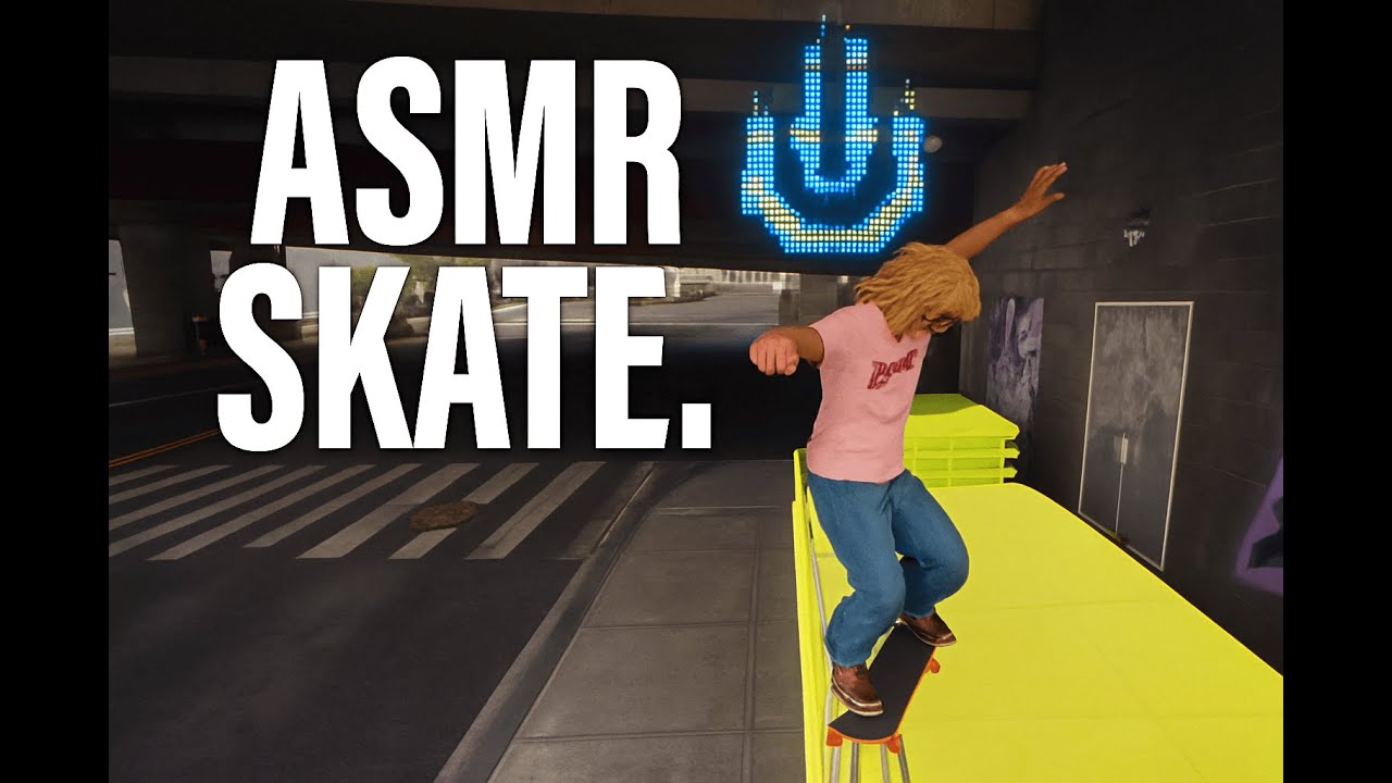 ASMR Skate. | Whispering & Controller Sounds for Sleep