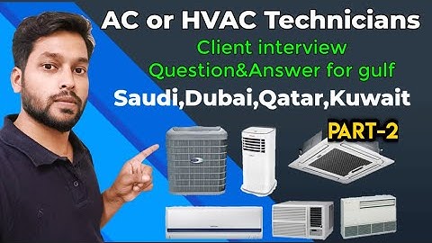 Gulf interview Question & Answer for AC Technicians or HVAC technicians || part-2 ||@VenusTechPro