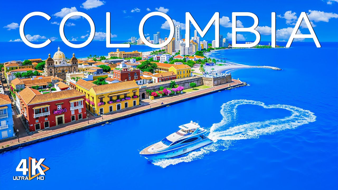 Colombia 4K Drone Footage | Where the Andes Meet the Caribbean Soul