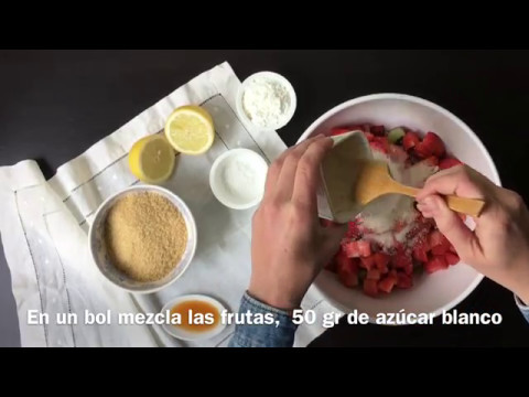 Vídeo: Bizcocho De Gelatina Con Ruibarbo Y Frambuesas