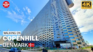 Walking on COPENHILL, Copenhagen, Denmark - Skislope on a powerplant [4K UHD]