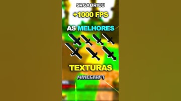 As Melhores TEXTURAS para PVP e MAIS FPS no Minecraft #shorts