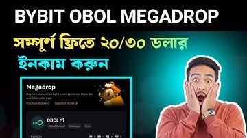 Bybit Megadrop OBOL: Join the First Megadrop For a share of 6.5M OBOL Prize Pool 2025 😱