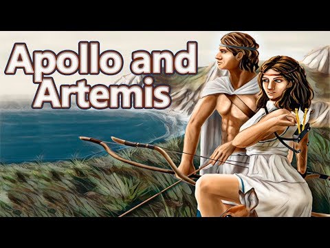 Apollo and Artemis: The Birth of the Twins Gods - Greek Mythology Stories - See U in History