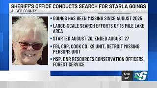 Alger County Sheriff shares update on efforts to find Starla Goings, 1 year after disappearance