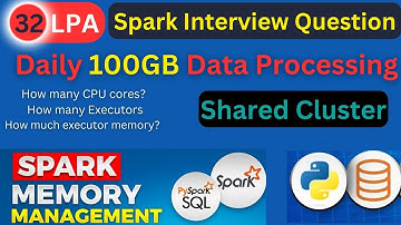 spark Cluster configuration to process 100gb data in 15 mints | how many cores, executors, memory