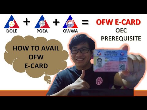 How to get OFW eCard Online? | Absolutely Free!!! from OWWA| POEA OEC Balik Mangagawa ONLINE