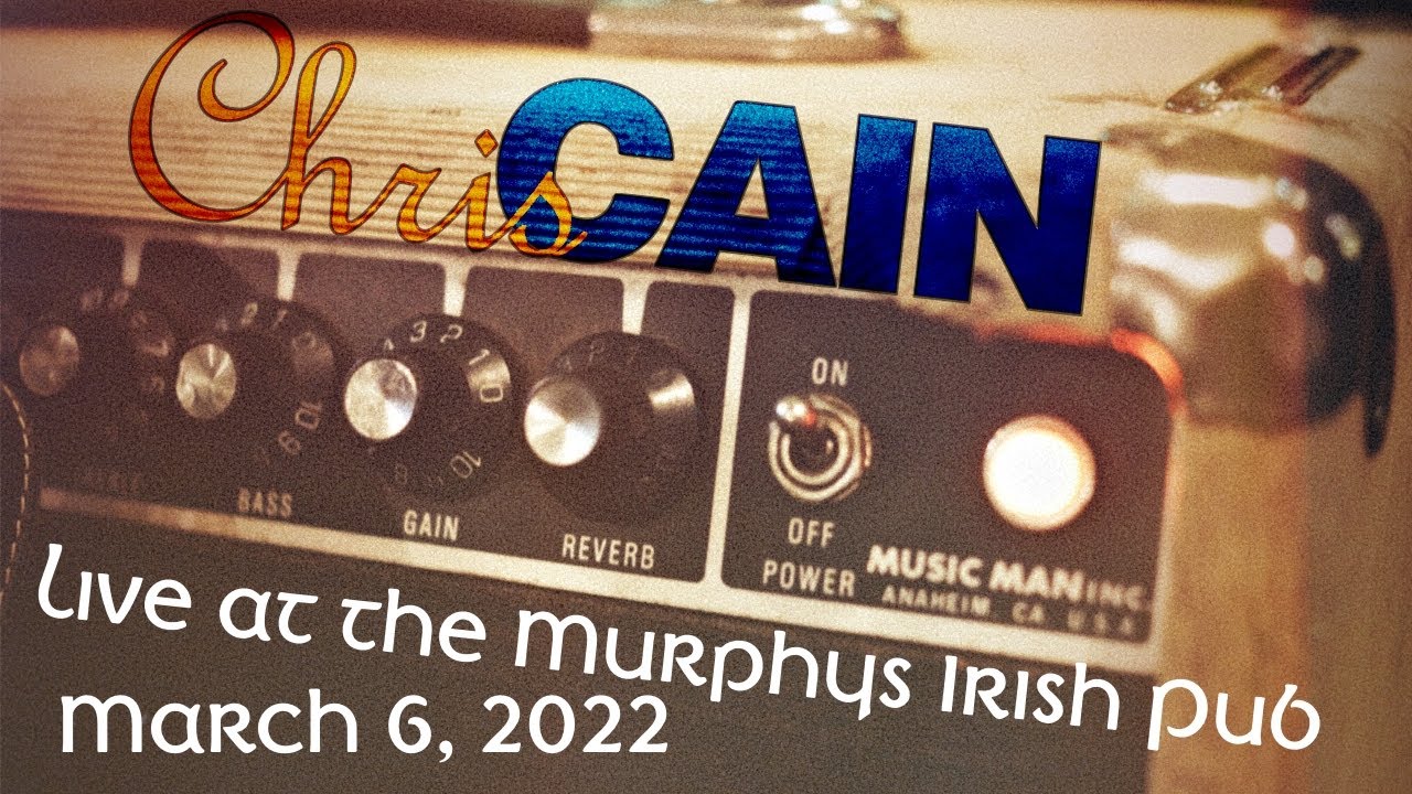 Coming Feb 10th, 2023!  Blues Master Chris Cain at the Murphys Irish Pub 