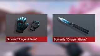 Standoff 2 0.28.0 Gloves Dragon Glass Butterfly Dragon Glass