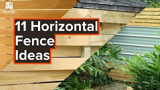 11 Horizontal Fence Ideas (Plus a Bonus) | Backyardscape