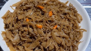 Củ cải xá bấu rim cực ngon chay mặn đều dùng được