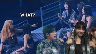 Idols reactions to Eunchae wearing the same jacket as this artist