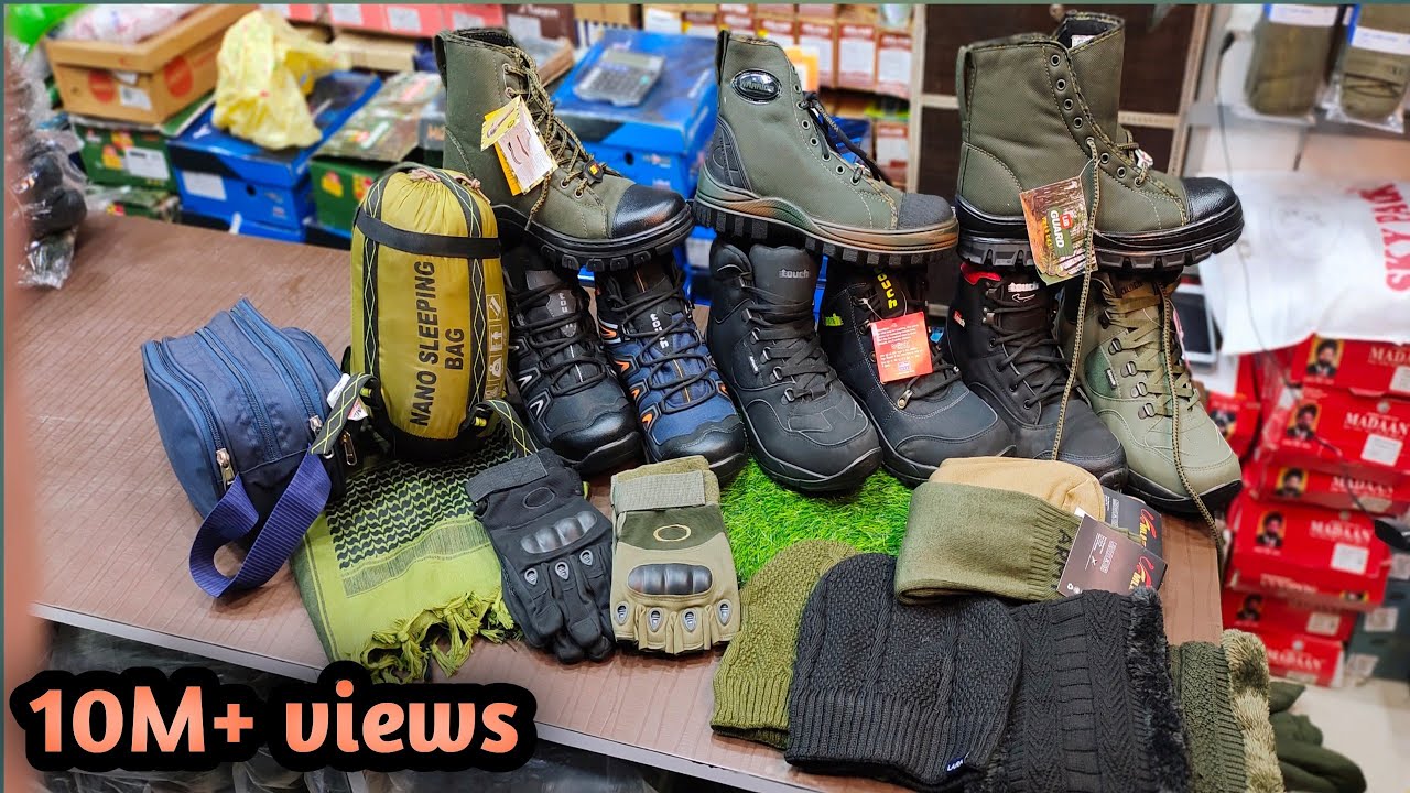 Tactical Accessories and Boots Stars From 100/-with Best Review/ Content 