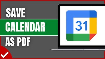 How to Save Google Calendar as PDF