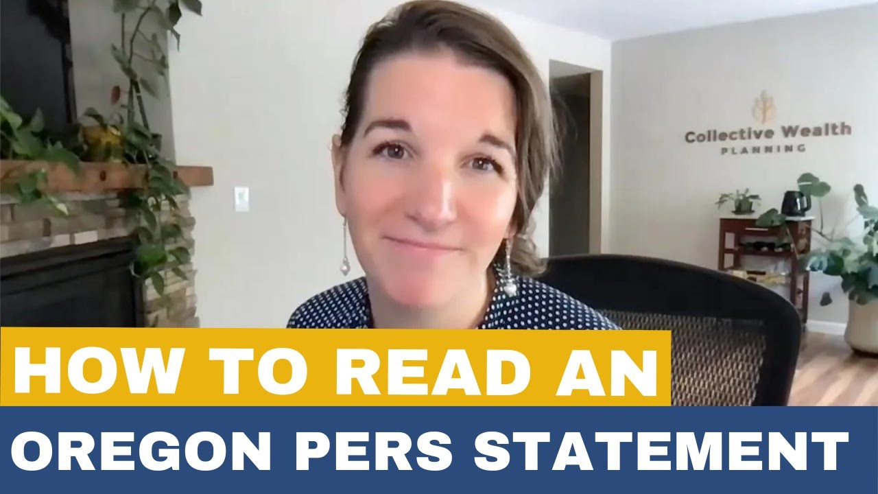 How to Read an Oregon PERS Statement YouTube