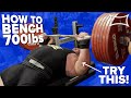 HOW TO BENCH 700lbs! | Scot Mendelson TEACHES The Bench Press & "Body Drive"