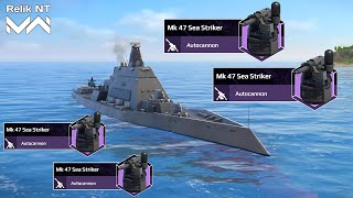 USS Constitution With 4x Mk 47 Sea Striker🔥 Great Autocannon - Modern Warships  screenshot 3