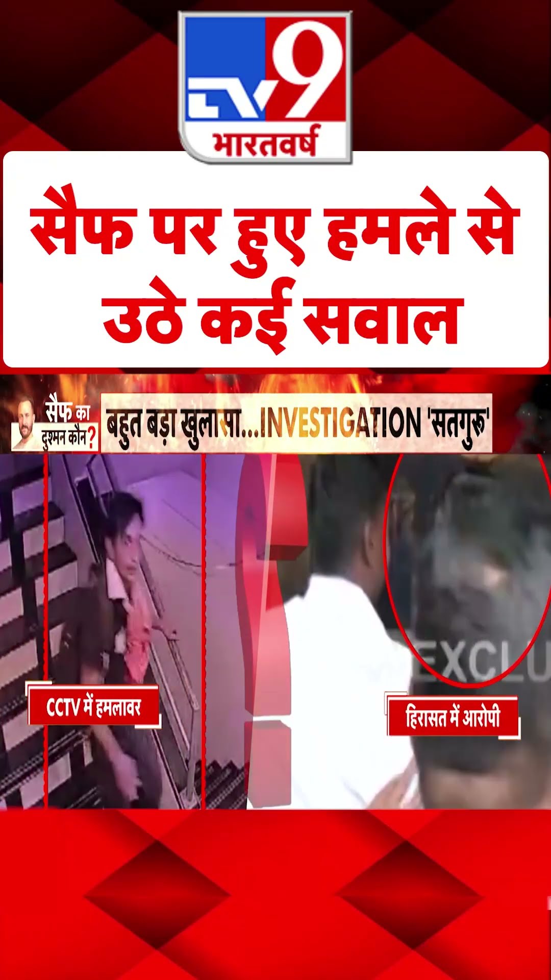 Saif Ali Khan Attacked: सैफ पर हुए हमले से उठे कई सवाल | Mumbai Police | Mumbai News | #shorts