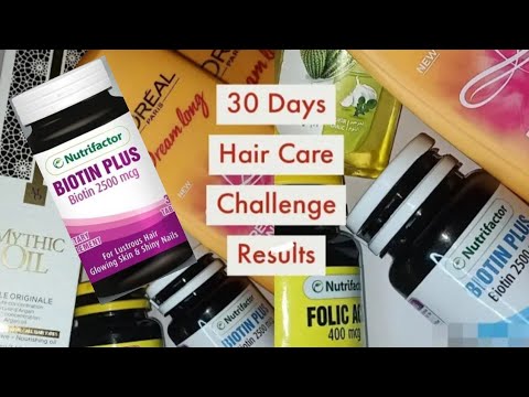 NutriFactor Biotin & Folic Acid For Hair - 30 Days Hair Care Challenge Results