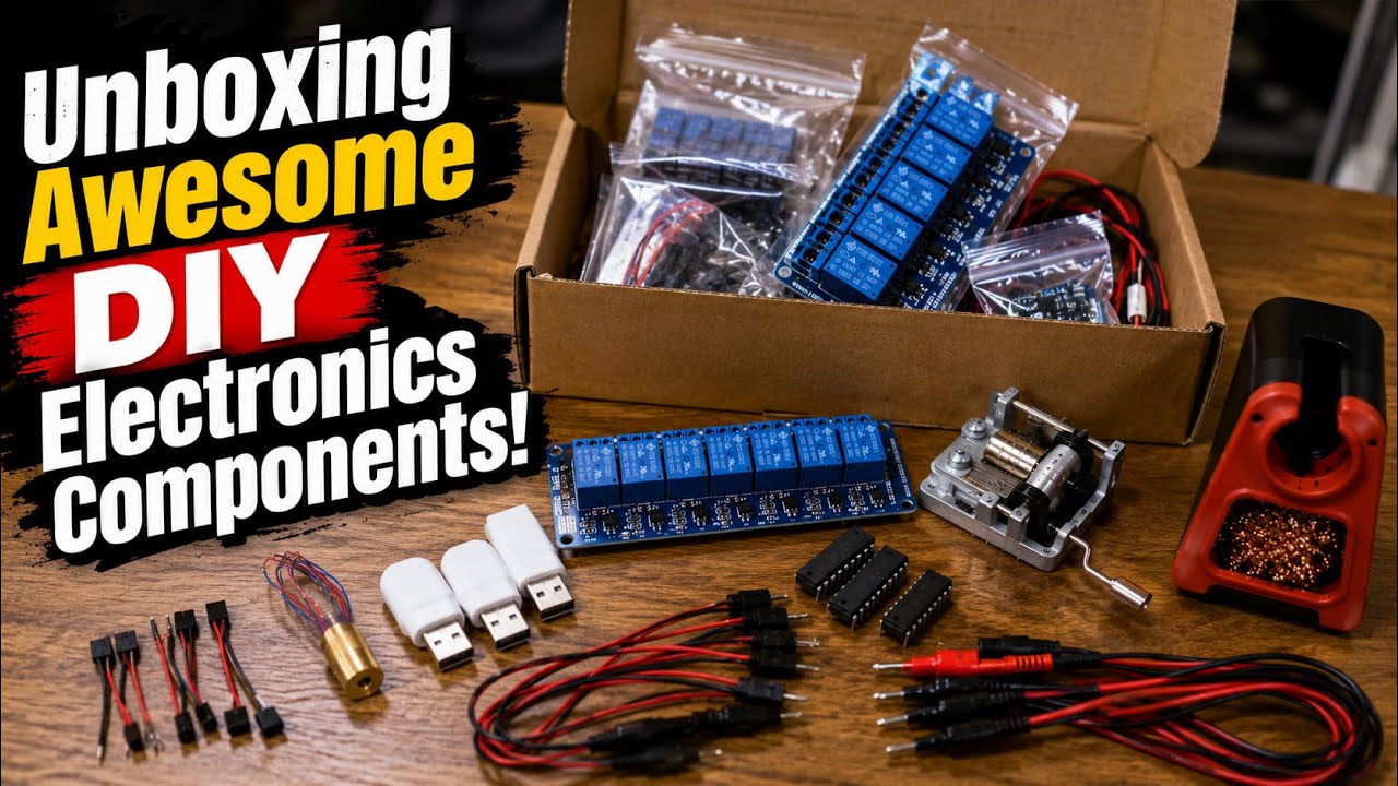 Unboxing Awesome DIY Electronics Components! - YouTube