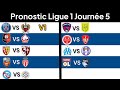 09 PRONOSTICS Ligue 1 (JOURNÉE 5) || PRONOSTIC FOOT