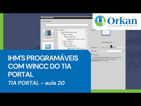 TIA PORTAL: IHM'S PROGRAMÁVEIS COM WINCC DO TIA PORTAL