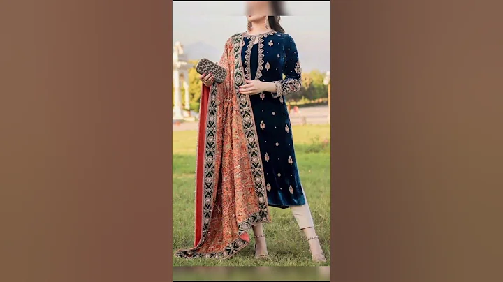 velvet suit design 2025 / velvet dress designs #shorts #homadol #virlshorts #dress #velvet