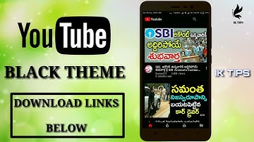 (NO ROOT) YouTube BLACK - DOWNLOAD LINKS || YouTube Black Theme For ALL Android Phones