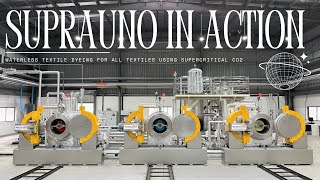 SUPRAUNO® in Action: World’s First Versatile Waterless Textile Dyeing Using Supercritical CO₂