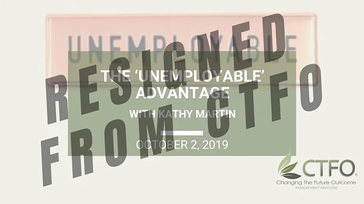 The 'Unemployable' Advantage - Wed. Webinar Replay...