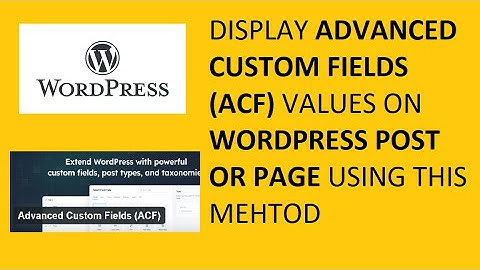How To Fetch Values From Fields In ACF Plugin In Wordpress & Show It On Post or Page Using ChatGPT