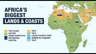 Which African Countries Have the Largest Land & Coastlines