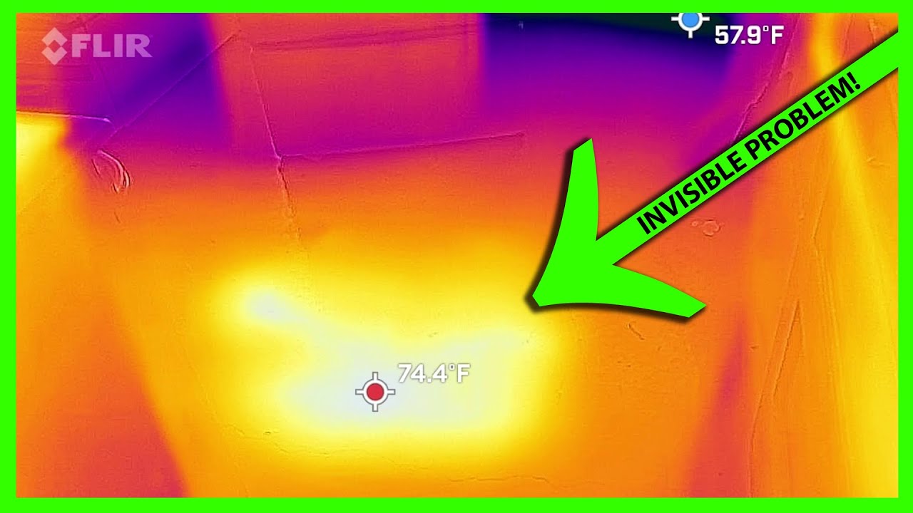 How to use thermography to check water leaks in your house?