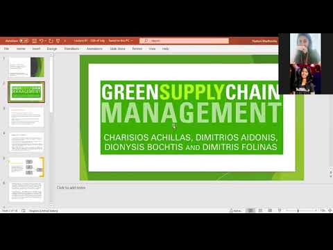 Green Supply Chain Management Introduction