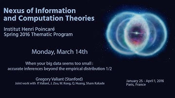 When your big data seems too small: accurate inferences beyond the empirical distribution 1/2