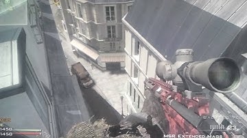 MW3 Out Of Map Trickshot Hitmarker