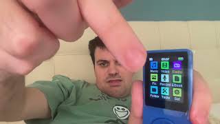 I Review My Blue MP3 Player