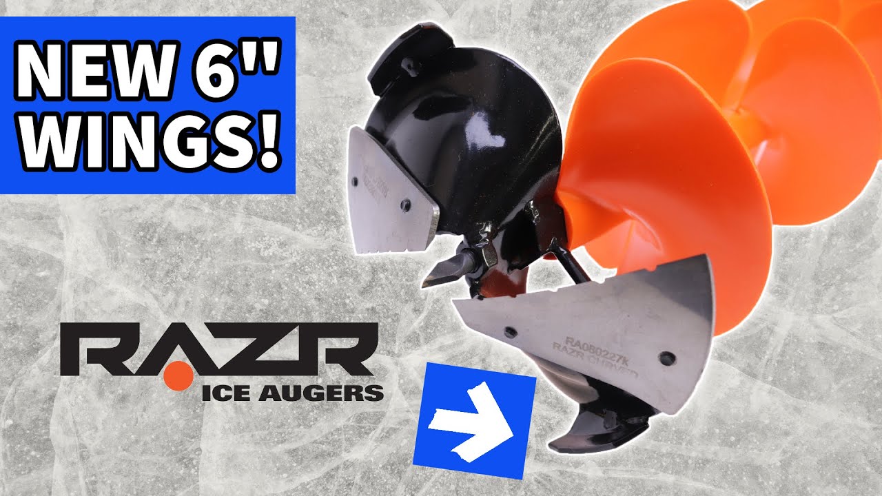 Upgrade Your Ice Fishing Gear: Ice Wings for 6 RAZR Augers 