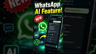 😍 WhatsApp Ka Sabse Crazy AI Feature! #WhatsApp #WhatsAppAI #TechTips #AndroidTips #AIFeatures