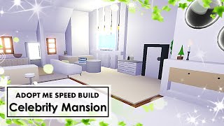 CELEBRITY MANSION  ROBLOX ADOPT ME SPEED BUILD