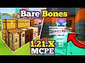 🟢 Textura BARE BONES para Minecraft PE 1.21.X! | Textura Minecraft Como en los TRÁILERS!! |
