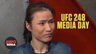 Zhang Weili has envisioned knocking out Joanna Jedrzejczyk | UFC 248 Media Day | ESPN MMA