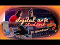Digital art student vlog 