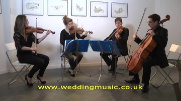 String quartet - Rolling in the Deep (Adele), via the Wedding Music Company