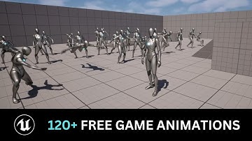 120+ FREE Game Animations – Works in Unreal, Unity & Godot!
